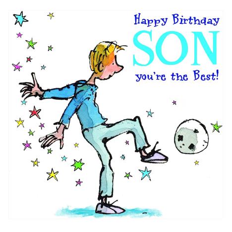 Son David Walliams The boy in the dress Birthday Card  £2.45