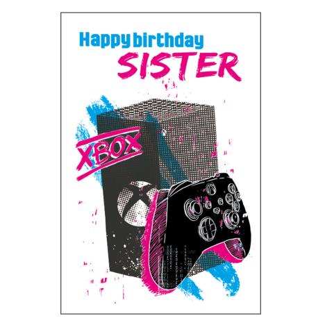 Happy Birthday Sister Xbox Birthday Card  £2.39