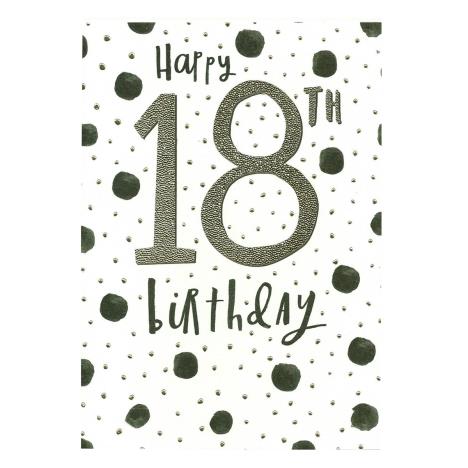 Happy 18th Birthday Card  £2.00