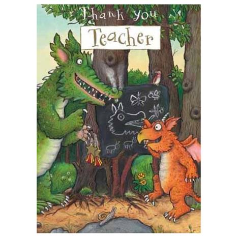 Zog Teacher Thank You Card  £1.99